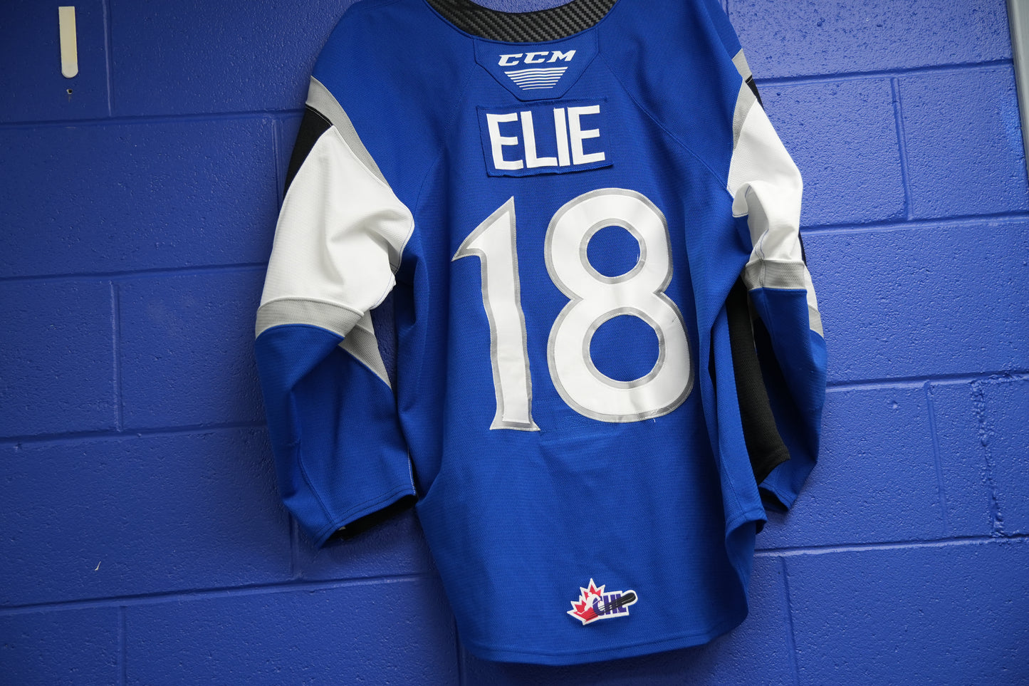 Game-Worn Jersey: #18 Elie (Blue)
