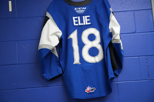 Game-Worn Jersey: #18 Elie (Blue)