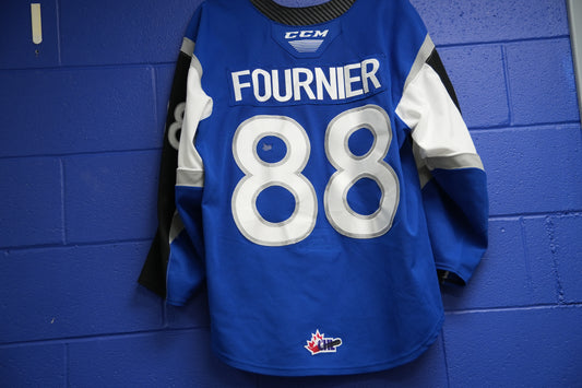 Game-Worn Jersey: #88 Fournier (Blue)