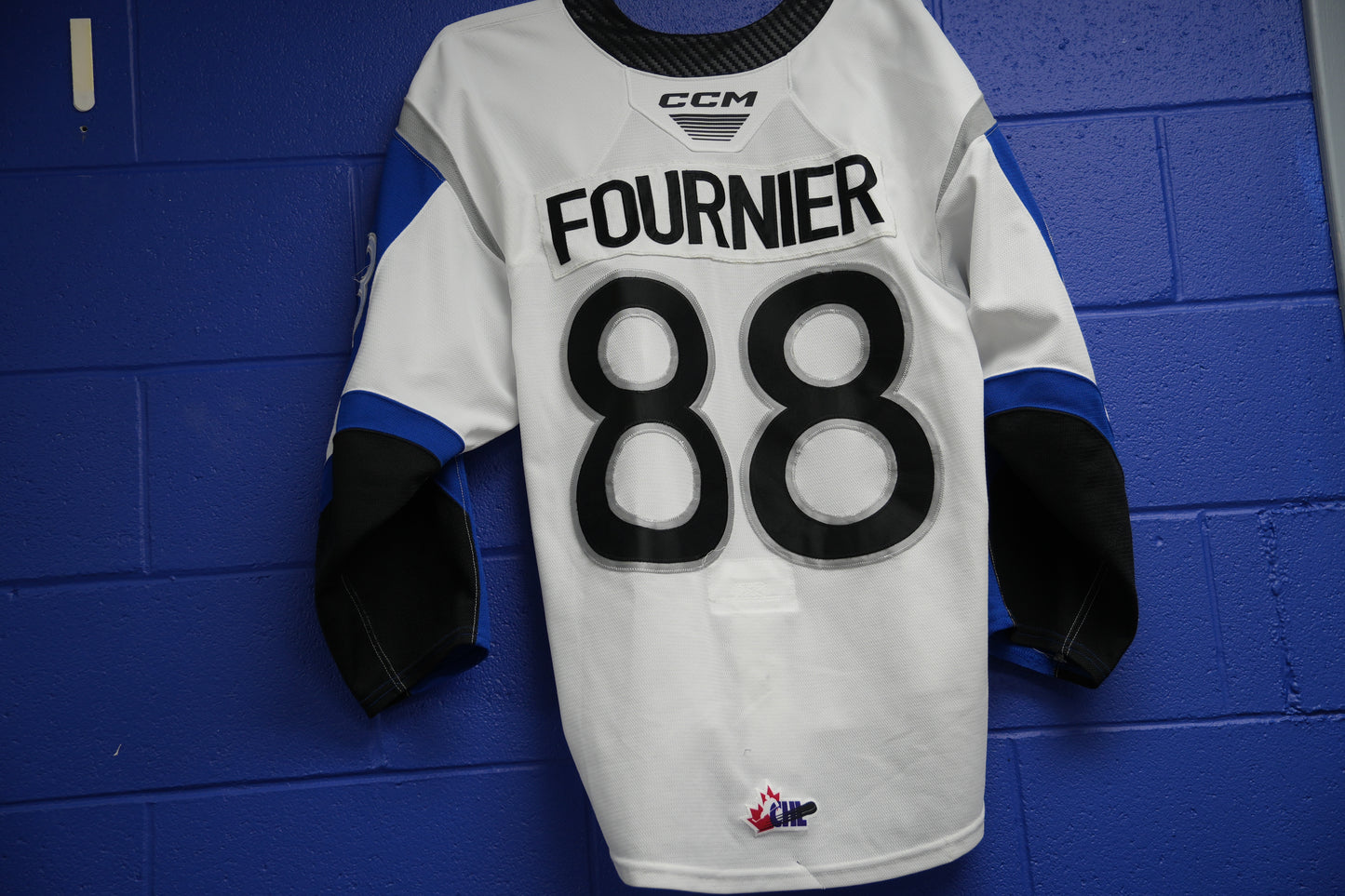 Game-Worn Jersey: #88 Fournier (White)