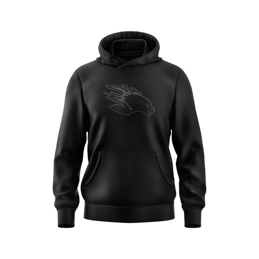 All Black Logo Hoodie - Youth