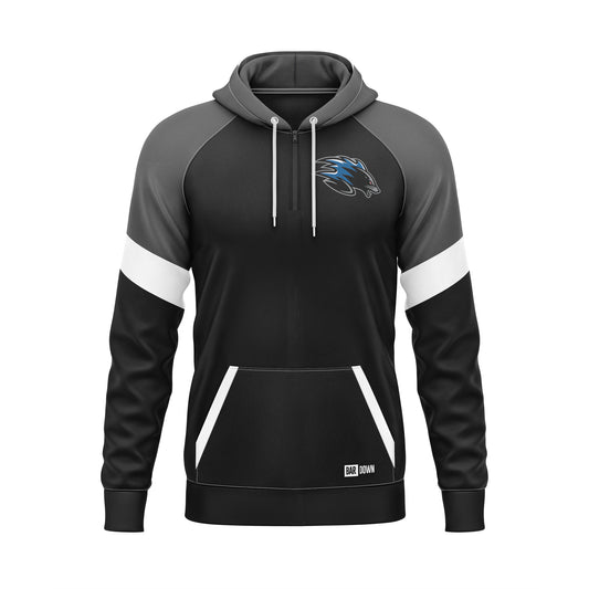 Bardown Colour Block 1/4 Zip Hoodie