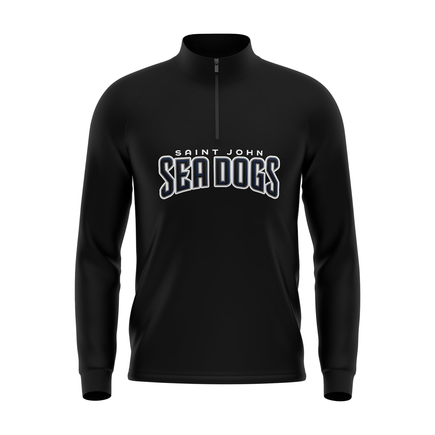 Jerzees Wordmark Quarter Zip