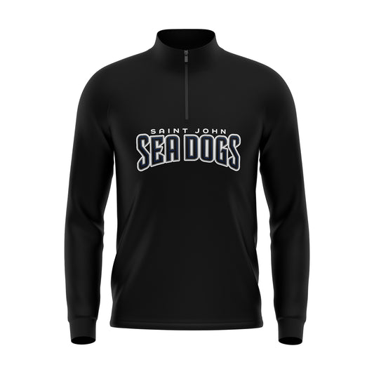 Jerzees Wordmark Quarter Zip